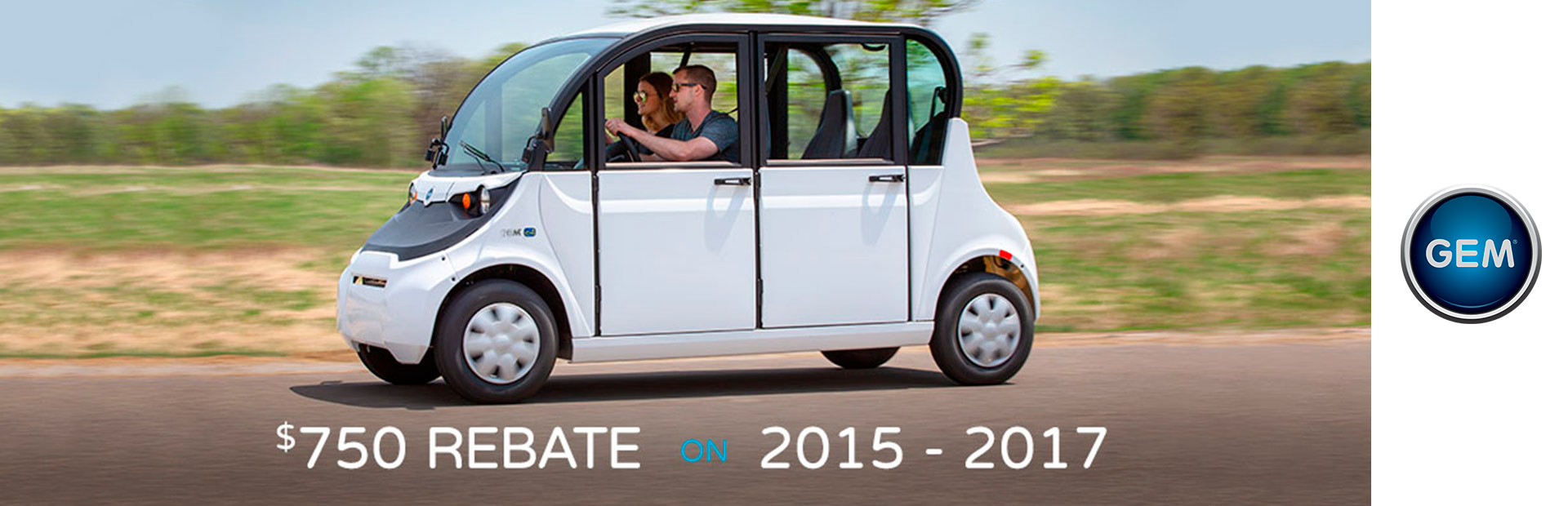 Global Electric Motorcars: GEM Special Offers